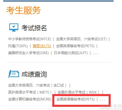 全国英语等级考试