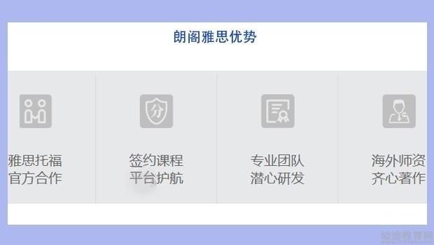 上海朗阁雅思优势
