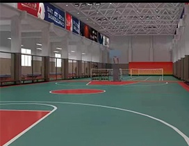 整洁的篮球休息馆