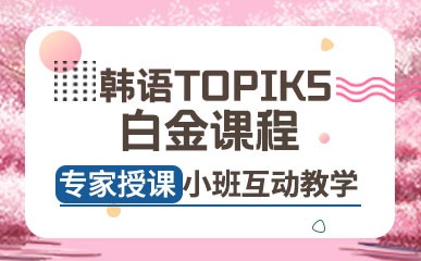 韩语TOPIK5白金课程