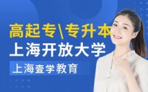 上海开放大学高起专/专升本课程