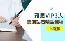 雅思VIP3人集训钻石课程